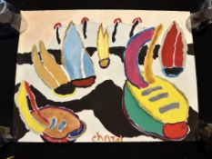 In the style of Malcolm De Chazal