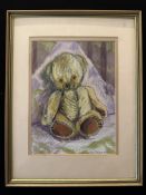 Teddy Waiting for Tea by Anne Sumpner Evans