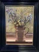 Flowers in a jug by Colin Willey