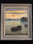 Sunset Greenwich, November by Anne Christopherson