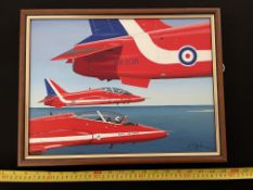 Red arrows by A.F. Giles