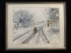Mid Winter, Lambourne End by A.R. Mansfield