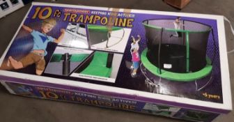 Sportspower 10ft Quad Lock Kids Trampoline (Dia 305x 250cm) RRP £150