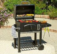 RRP £299 Uniflame Classic Charcoal Grill 60cm. Hardwearing, Easier-Clean Porcelain Enamel - Boxed