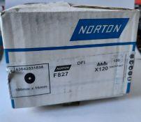 12 BOXEX OF 100 ----- NORTON 100 mm x 16 mm SANDING DISC £19.99 each