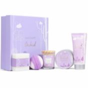 Body & Earth Pamper Gifts for Women, 5 Pcs Orchid Bath Spa Gift Set