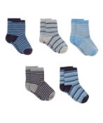 2 X Packs of 5 Pairs Mothercare 3-4 Years Striped Design Baby Socks Ka737 High Quality Comfort