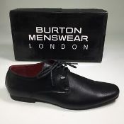 Burton Menswear Banker Black Shoes Size 9