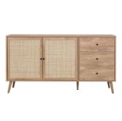 (76/P15) RRP £280. Kubu Rattan Large Sideboard. Dimensions: (H79x W150x D39.5cm).