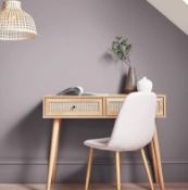 (101/2J) RRP £100. Kubu Rattan Console Desk. (H81x W100x D35cm).