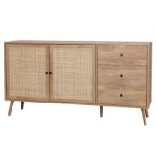 (96/P22) RRP £280. Kubu Rattan Large Sideboard. Dimensions: (H79x W150x D39.5cm).