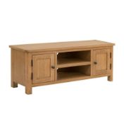 (86/P16) RRP £225. Norbury Wide TV Stand. Dimensions: (H450x W1200x D360mm).