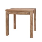 (97/2F) RRP £195. Kubu 4-6 Seater Extending Dining Table. Dimensions: (H76x W80x D80cm).