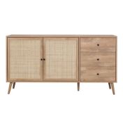 (126/P22) RRP £280. Kubu Rattan Large Sideboard. Dimensions: (H79x W150x D39.5cm).