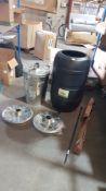 (157/1B) Garden Lot Ð 11x Items. 1x Ward 210 Litre Water Butt (Main Body & Tap). 1x 85 Litre Galv...