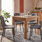 (50/P19) RRP £195. Kubu 4-6 Seater Extending Dining Table. Table Dimensions: (H76x W80x D80cm)....