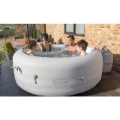 (111/P19) RRP £599. Bestway Lay Z Spa Vegas 4-6 Person Spa. Lot Contains Main Body, Cover, Pump,...