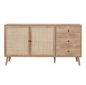(125/P22) RRP £280. Kubu Rattan Large Sideboard. Dimensions: (H79x W150x D39.5cm).