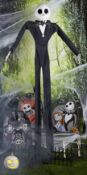 (56/7N) 4x Disney The Nightmare Before Christmas Jack Skellington Light Up Hanging Character.