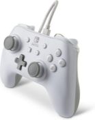 (35/6B) Lot RRP £110. 1x Power A Wired Controller White Nintendo Switch RRP £20. 1x PDP Gaming LVL40