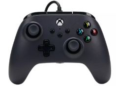 (27/6C) Lot RRP £100. 4x Power A Xbox Wired Controller Black RRP £25 Each.