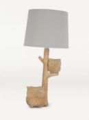 (85/7J) Lot RRP £84. 4x Items. 1x Natural Owl Table Lamp RRP £30. 1x Rattan Table Lamp RRP £30. 2x