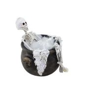 (57/7M) 6x Animated/Light Up/Sound Halloween Items. 4x Scary Skeleton Bath. 1x Terrifying Animated