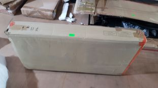 Title: (61/Mez) RRP £150. Kingston Storage Coffee Table White. (H42.5x W94x D50cm).Description: (