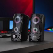 Title: (171/5P) Lot RRP £80. 4x Red5 Zeta Light Up Gaming Speakers RRP £20 Each. (All Units Have