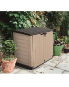 Title: (49/Mez) RRP £170. Keter Store It Out Max Beige. (H125x W145.5x D82cm).Description: (49/