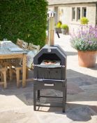 Title: (31/Mez) RRP £208. La Hacienda Multi Function Pizza Oven Black. (H163x W50x D37cm).