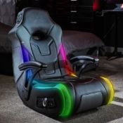 Title: (5/R3) RRP £200. X Rocker GeForce Cosmos RGB 2.1 Audio Rocker Black RGB Neo Motion Lighting.