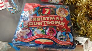 Title: (73/7J) Christmas Lot Ð Contents Of Bay. To Include Disney 7 Days Until Christmas Countdown