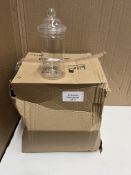 Large Quantity of Plastic Storage Jars Grade U - RRP £20.00.