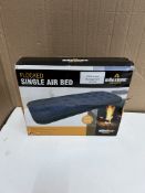 Milestone Flocked Single Airbed Grade U - RRP £17.99.