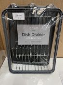 Anika Dish Drainer with Drip Tray Grade U - RRP £21.99