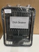 Anika Dish Drainer with Drip Tray Grade U - RRP £21.99