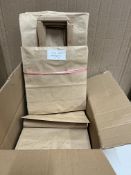 Large Box of Brown Paper Shopping Bags Grade A - RRP £16.99.