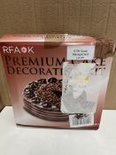 Rfaqk Premium Cake Decoration Stand Grade U- RRP £9.99.