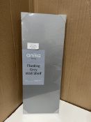 Anika Floating Grey Shelf Grade U - RRP £14.99.