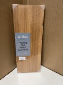 Anika Floating Oak Effect Wall Shelf Grade U - RRP £14.99.