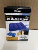 Milestone Flocked Inflatable Pillow Grade U - RRP £9.99.