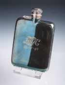 Flachmann Sterlingsilber (Sheffield, England, 20. Jh.)