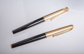 2-teiliges Konvolut von Füllfederhaltern 