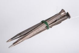 3-teiliges Konvolut von antiken Drehbleistiften