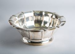 Runde Schale 800 Silber (K. J., wohl 19./20. Jh.)
