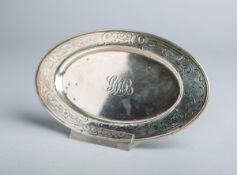 Kl. ovale Schale Sterlingsilber (Birmingham, England, wohl 1825)