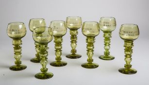 8-teiliges Set von Weinrömern