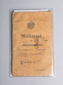 Militärpaß u. Soldbuch des 