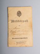 Militärpaß des 